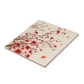 Oraal schilderij, bloesem in de lente tegeltje (Zijkant)