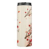 Oraal schilderij, bloesem in de lente thermosbeker (Achterkant)