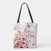 Oraal schilderij, bloesem in de lente tote bag (Achterkant)
