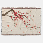 Oraal schilderij, bloesem in het voorjaar 2 deken (Voorkant)