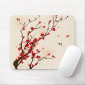 Oraal schilderij, bloesem in het voorjaar 2 muismat (Met muis)