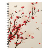 Oraal schilderij, bloesem in het voorjaar 2 notitieboek (Voorkant)