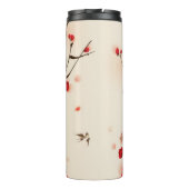 Oraal schilderij, bloesem in het voorjaar 2 thermosbeker (Achterkant)