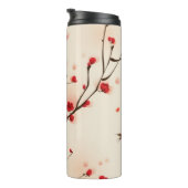 Oraal schilderij, bloesem in het voorjaar 2 thermosbeker (Geroteerd rechts)