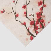 Oraal schilderij, bloesem in het voorjaar 2 tissuepapier (Detail)