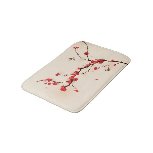 Oraal schilderij, bloesem in het voorjaar 3 badmat (Gekanteld)