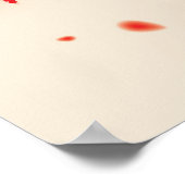 Oraal schilderij, bloesem in het voorjaar 3 poster (Hoek)