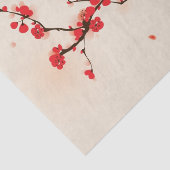 Oraal schilderij, bloesem in het voorjaar 3 tissuepapier (Detail)