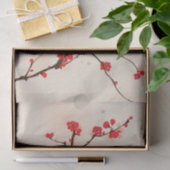 Oraal schilderij, bloesem in het voorjaar 3 tissuepapier (Geschenk)