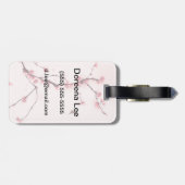 Oraal schilderij, kersenbloesem bagagelabel (Achterkant horizontaal)