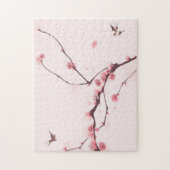 Oraal schilderij, kersenbloesem legpuzzel (Verticaal)