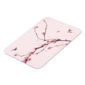 Oraal schilderij, kersenbloesem magneet (Linkerzijde)