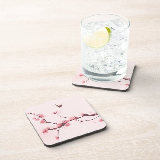 Oraal schilderij, kersenbloesem onderzetter (Rechterzijde)