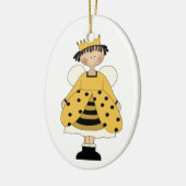 Oraal versieringsmiddel voor Bee Princess Keramisch Ornament (Links)