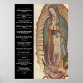 Oración Guadalupe para la protección coronavirus Poster (Voorkant)