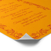 Oración Infantil Refugio Tres Joyas Poster (Hoek)