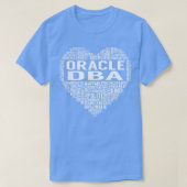 Oracle DBA-hart T-shirt (Design voorkant)