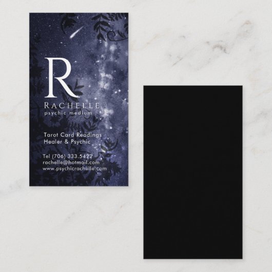 Oracle en Psychic Celestial Visitekaartjes (Voorkant / Achterkant)
