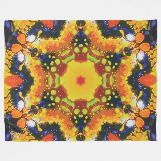 Oracle Kaleidoscope Fleece Deken (Voorkant (Horizontaal))