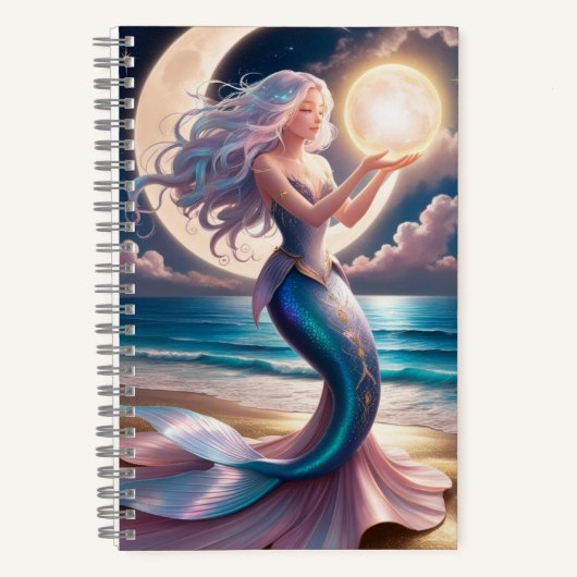 Oracle Mermaid Journal - Celestial Fantasy Notitieboek (Voorkant)