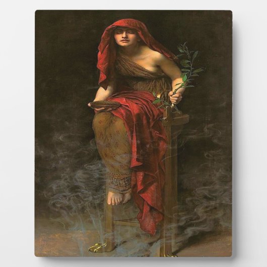 Oracle Priestess of Delphi Pythia in high Priestes Fotoplaat (Voorkant)