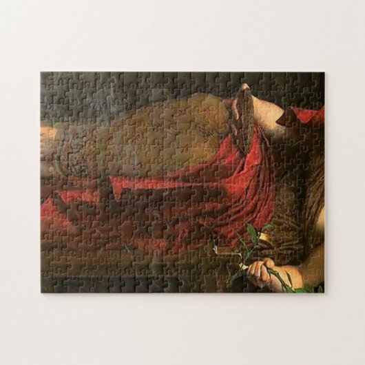 Oracle Priestess of Delphi Pythia in high Priestes Legpuzzel (Horizontaal)