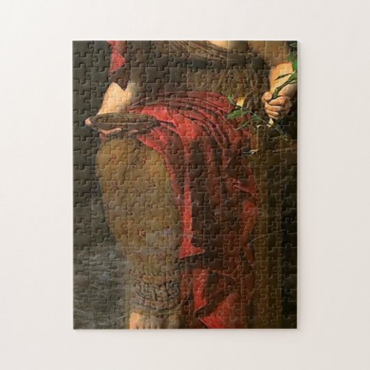 Oracle Priestess of Delphi Pythia in high Priestes Legpuzzel (Verticaal)