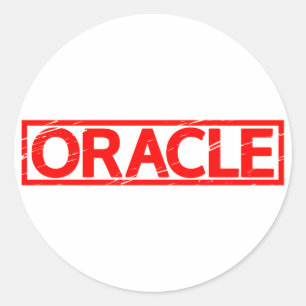 Oracle Stamp Ronde Sticker