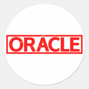 Oracle Stamp Ronde Sticker