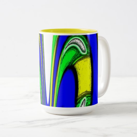 Oracle Tweekleurige Koffiemok (Voorkant rechts)