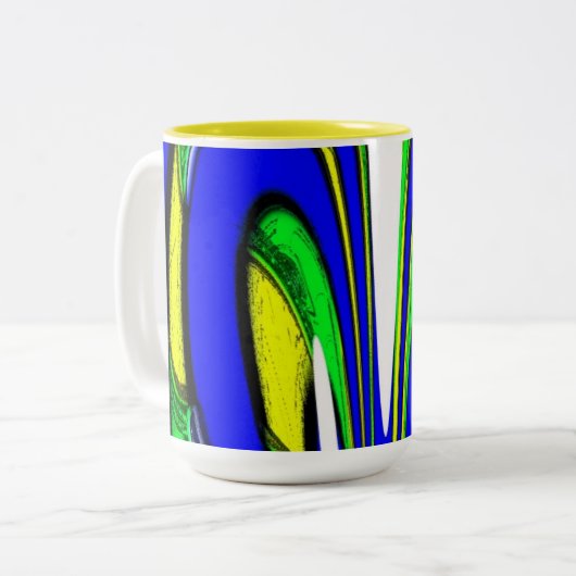 Oracle Tweekleurige Koffiemok (Voorkant links)