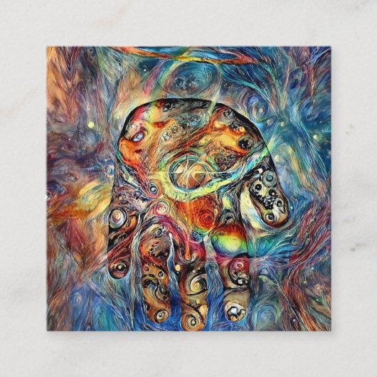 Oracle Vierkante Visitekaartje (Voorkant)