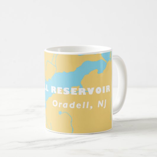 Oradell-reservoir Koffiemok (Voorkant rechts)