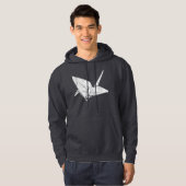 Oragami Crane vernietigd Hoodie (Voorkant volledig)