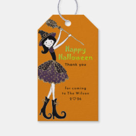 Orage | Halloween Magische Bezem Cadeaulabel