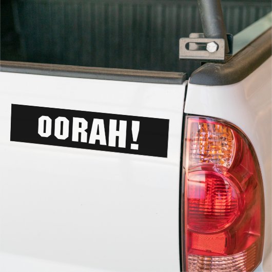ORAH! BUMPERSTICKER (Op Truck)