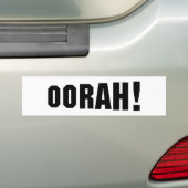 ORAH! BUMPERSTICKER (Op auto)