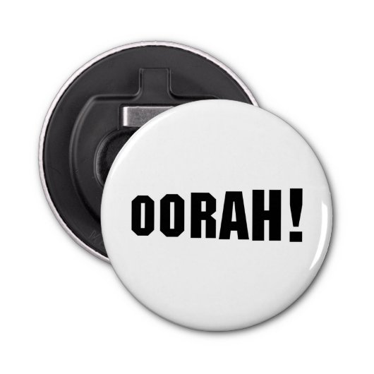 ORAH! BUTTON FLESOPENER (Voorkant)