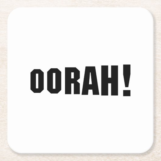 ORAH! KARTONNEN ONDERZETTERS (Voorkant)