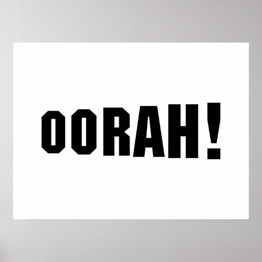 ORAH! POSTER (Voorkant)