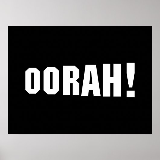 ORAH! POSTER (Voorkant)