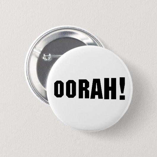 ORAH! RONDE BUTTON 5,7 CM (Voorkant /achterkant)