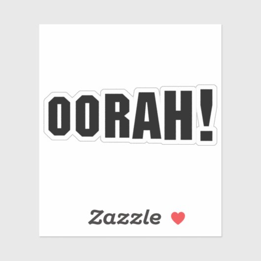 ORAH! STICKER (Vel)