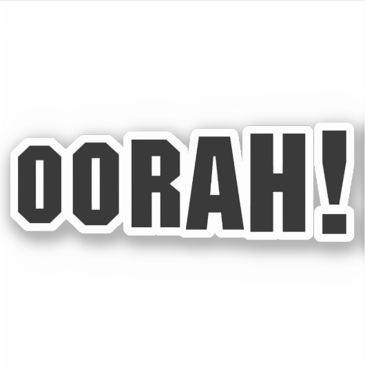 ORAH! STICKER (Voorkant)