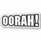 ORAH! STICKER (Voorkant)