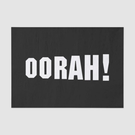 ORAH! TISSUEPAPIER (Voorkant)