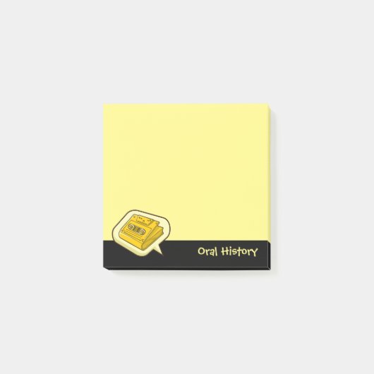 Orale geschiedenis post-it® notes (Voorkant)