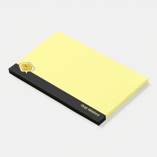 Orale geschiedenis post-it® notes (Schuin)