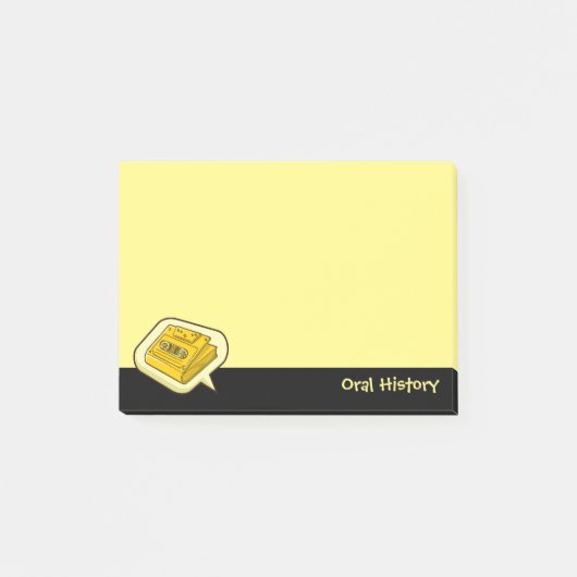 Orale geschiedenis post-it® notes (Voorkant)