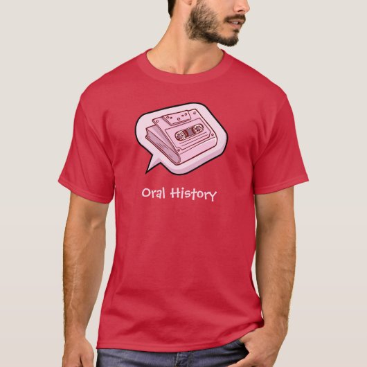 Orale geschiedenis t-shirt (Voorkant)